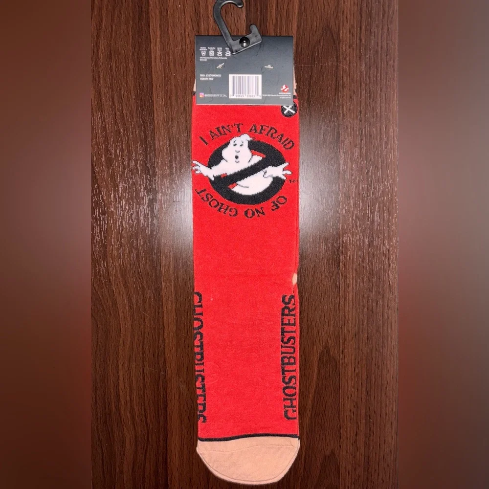 GHOSTBUSTERS ODD SOX NOVELTY CREW SOCKS NWT MEN’S SHOE SIZE 8-12
